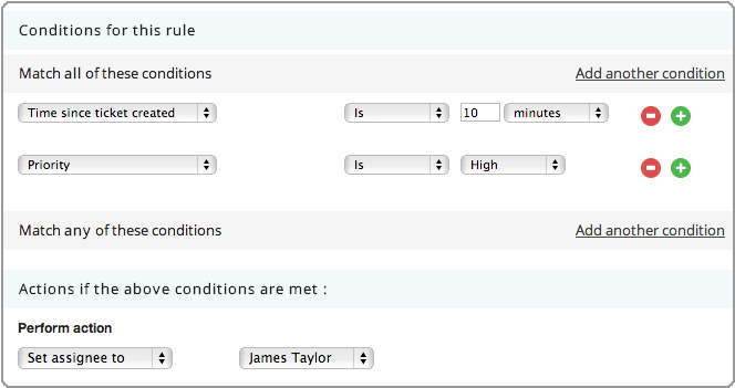 Automate your help desk with smart business rules