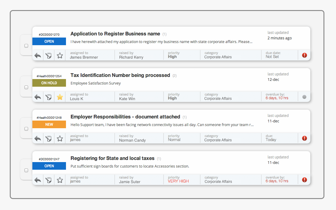 centralised help desk software for citizens to communicate with the government