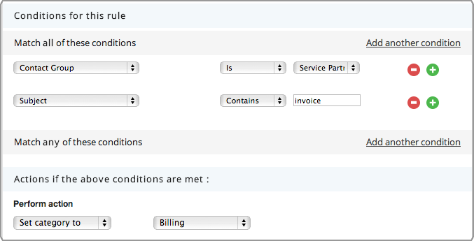 Organize your help desk with smart business rules