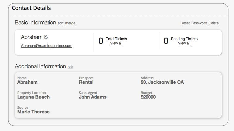 Customer contact management with HappyFox