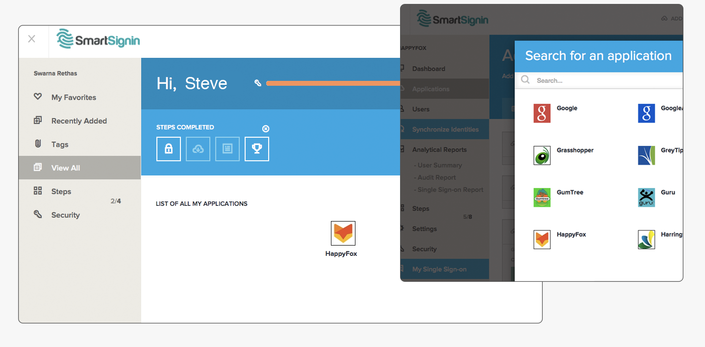 Manage HappyFox customer support software on SmartLogIn with SSO integration