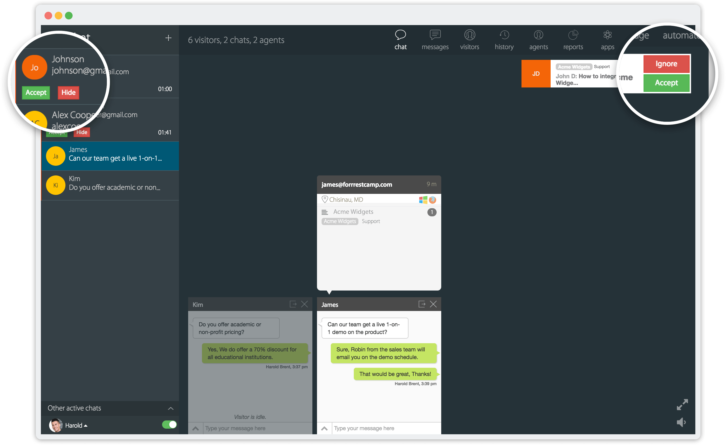 Faster, smarter support with LiveChat