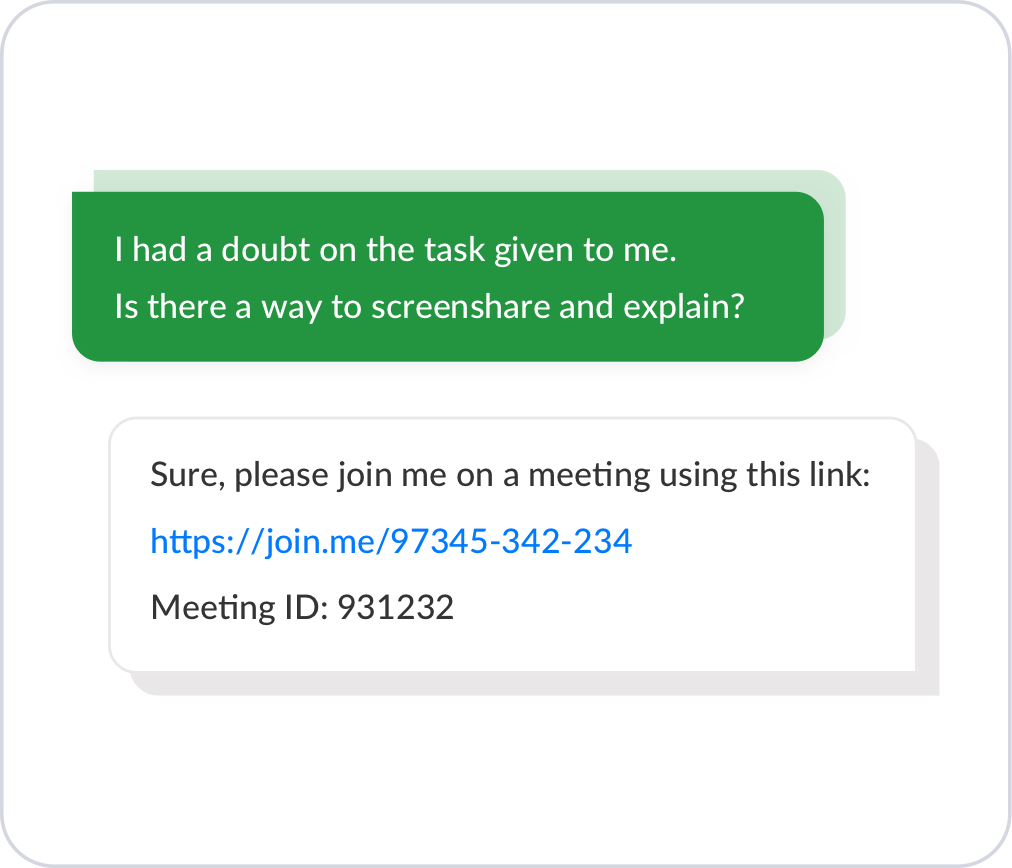 Live chat with hr