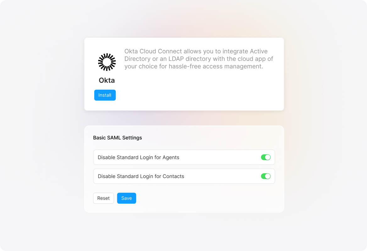 Authentication Setup