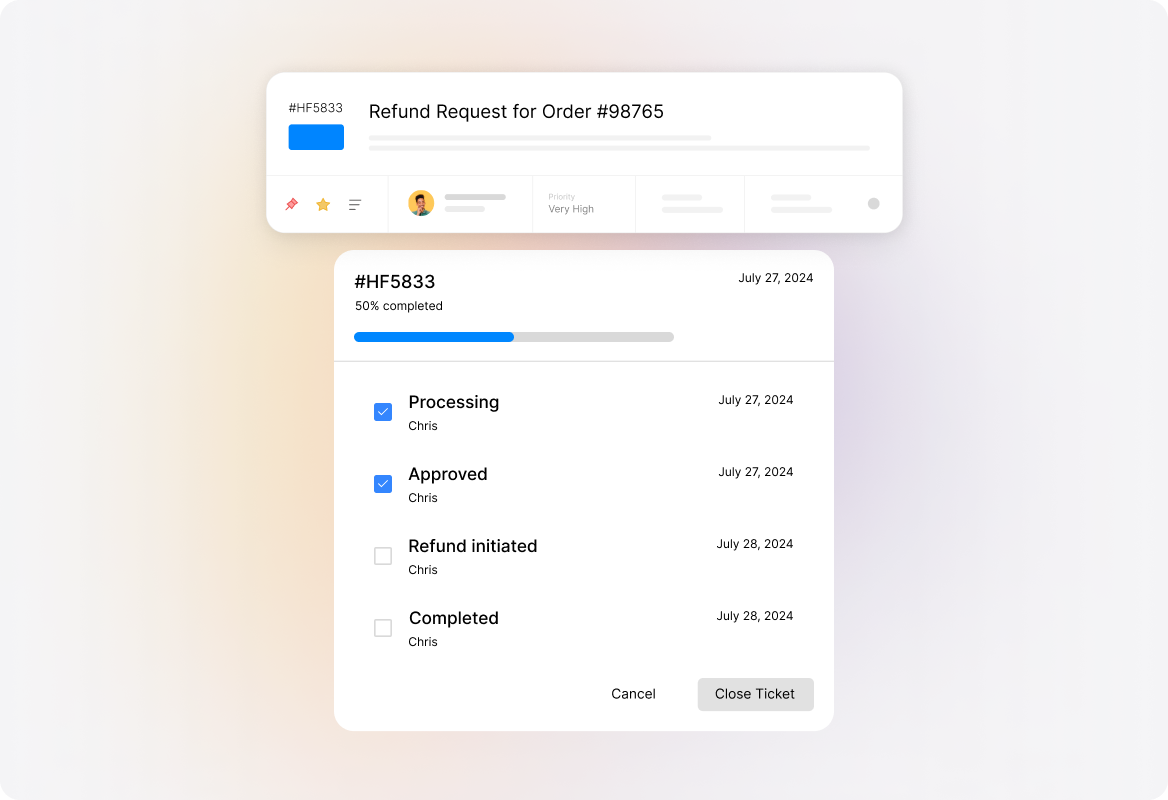 Automate Order, Return & Refund Management