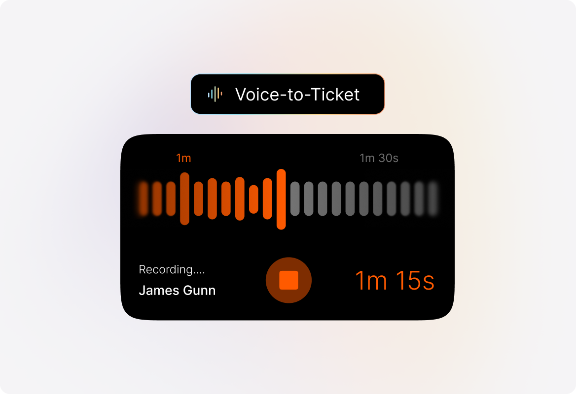 Voice support - call recording