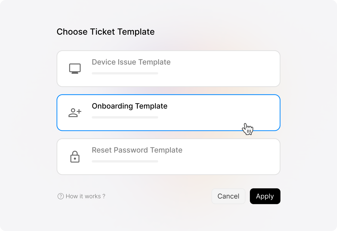 template - build once
