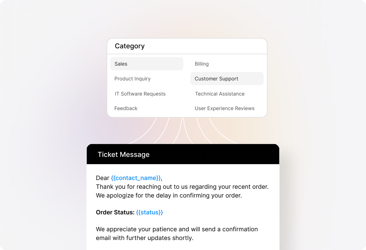 Categorized Templates