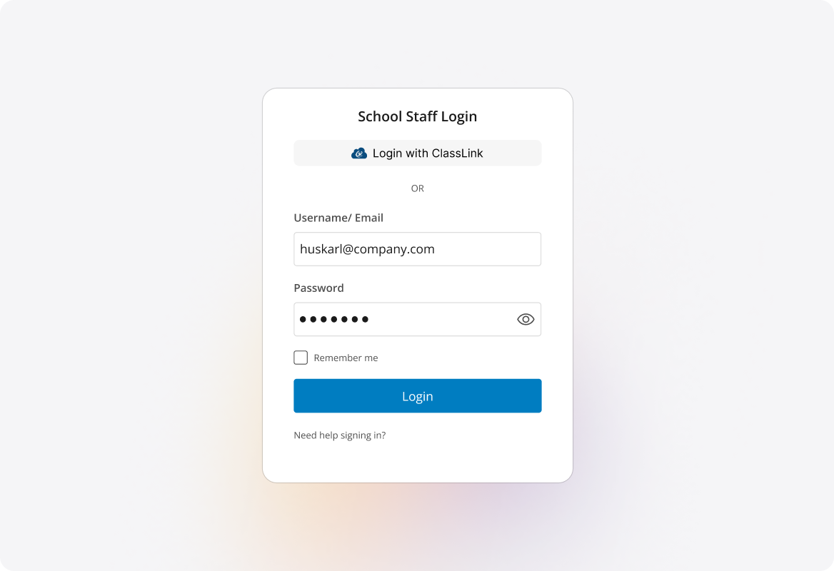 Centralized SAML SSO for Help Desk Agents
