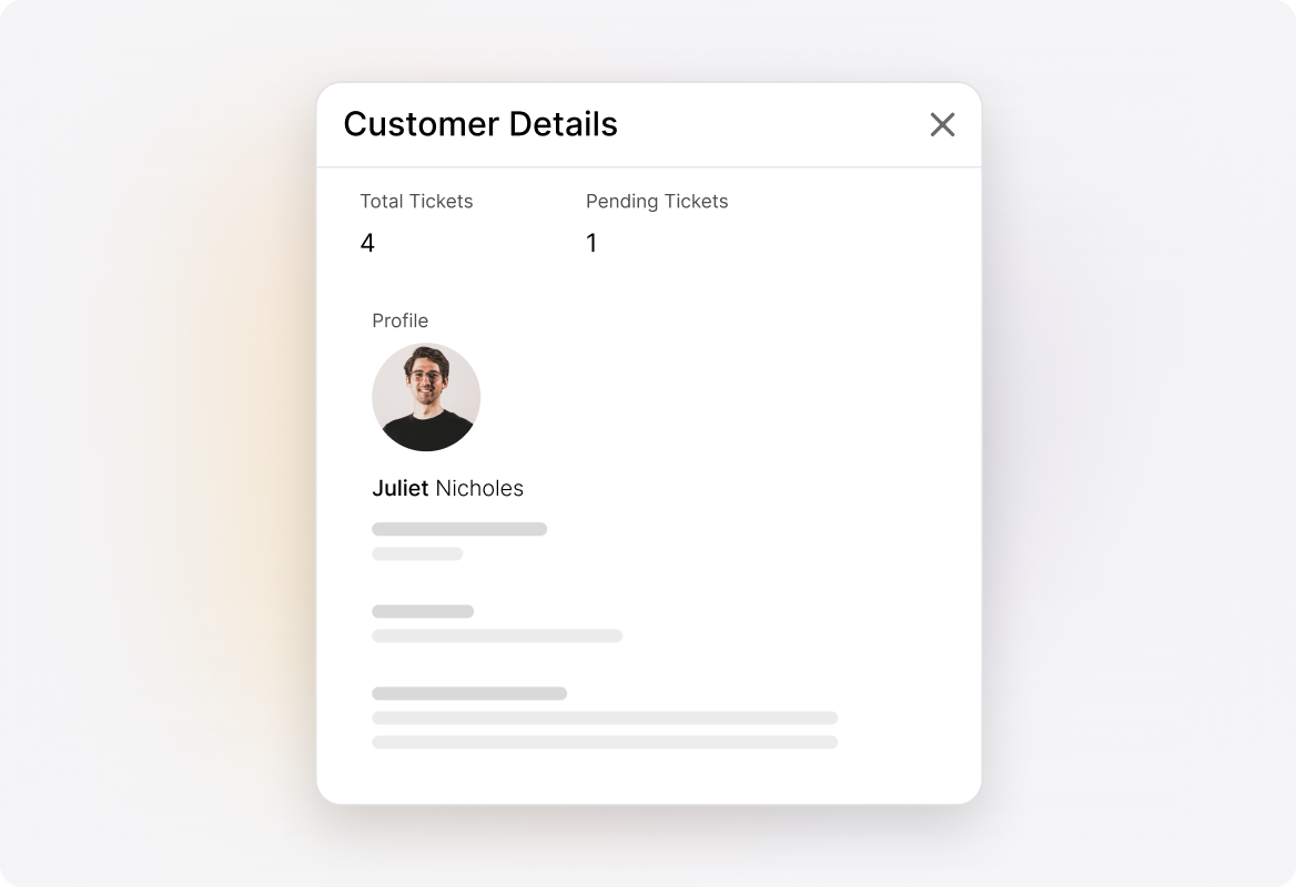 Client Information Display
