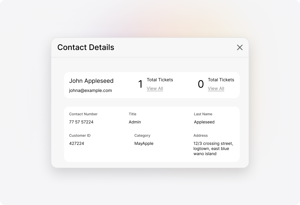 Contact Information Access