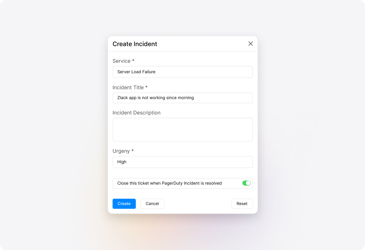 Create PagerDuty Incidents From HappyFox
