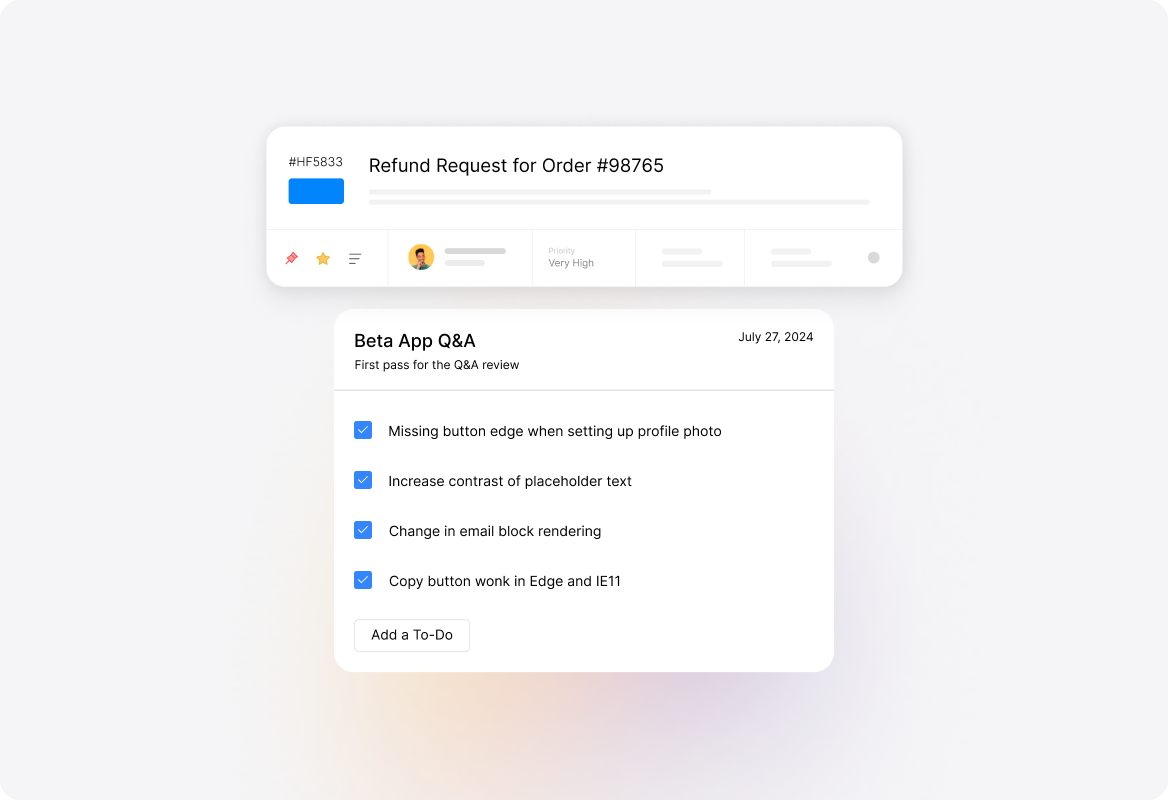 Create and Link To-dos Seamlessly