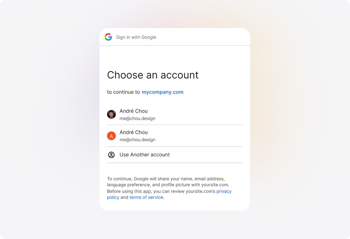 Google Login Integration