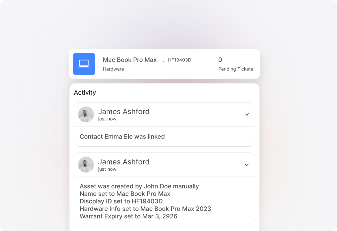 Link Assets to Customer Records