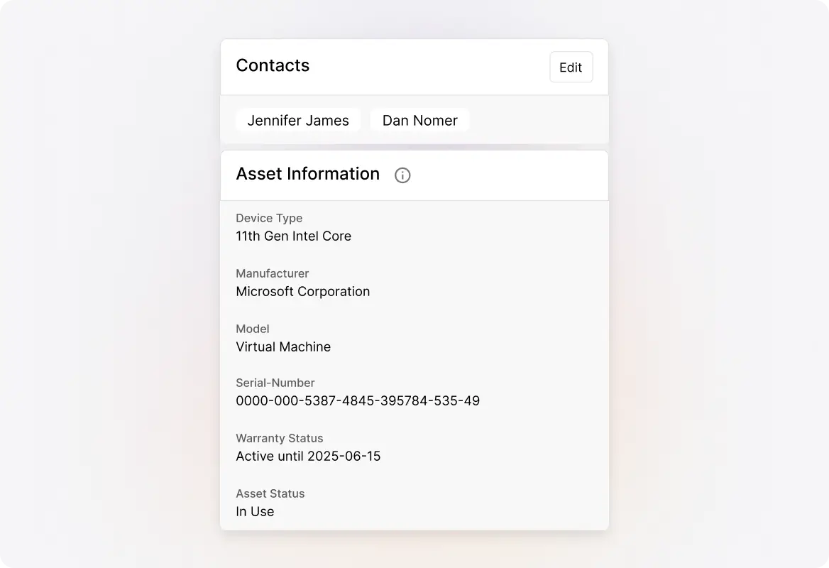 Maintain Detailed Configuration Records