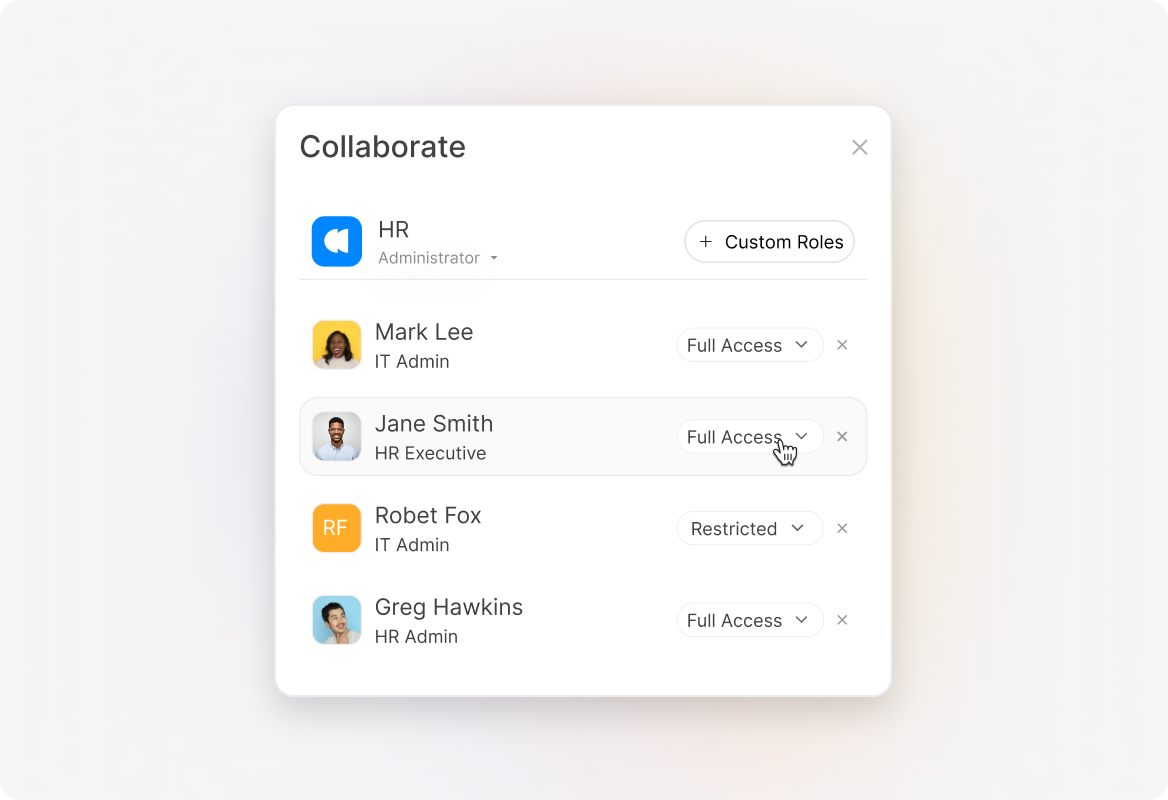 Multi-Department Collaboration