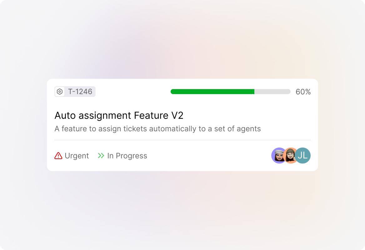 Organise and track Progress