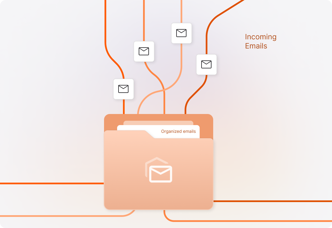 Organize all incoming email communication