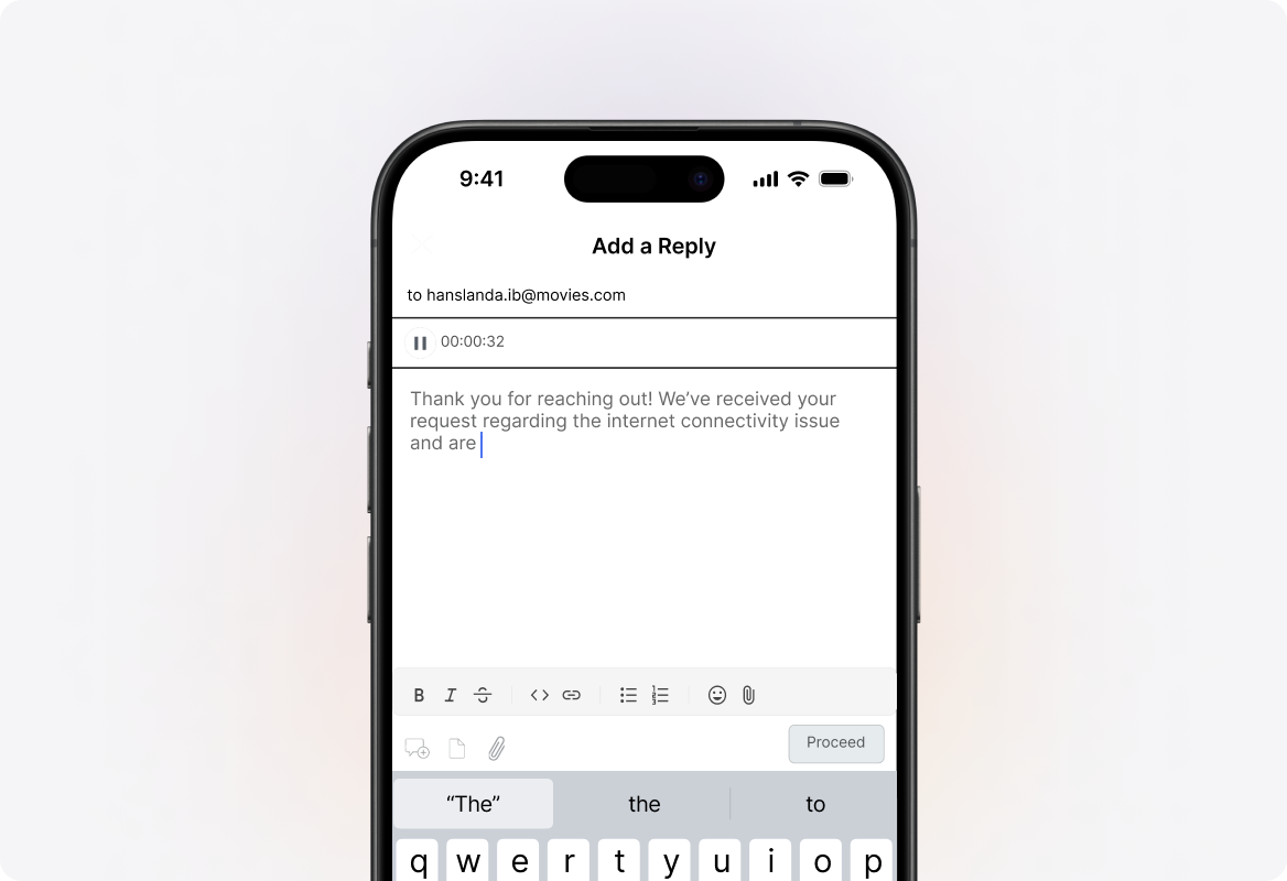 Respond to Customers from Mobile Devices
