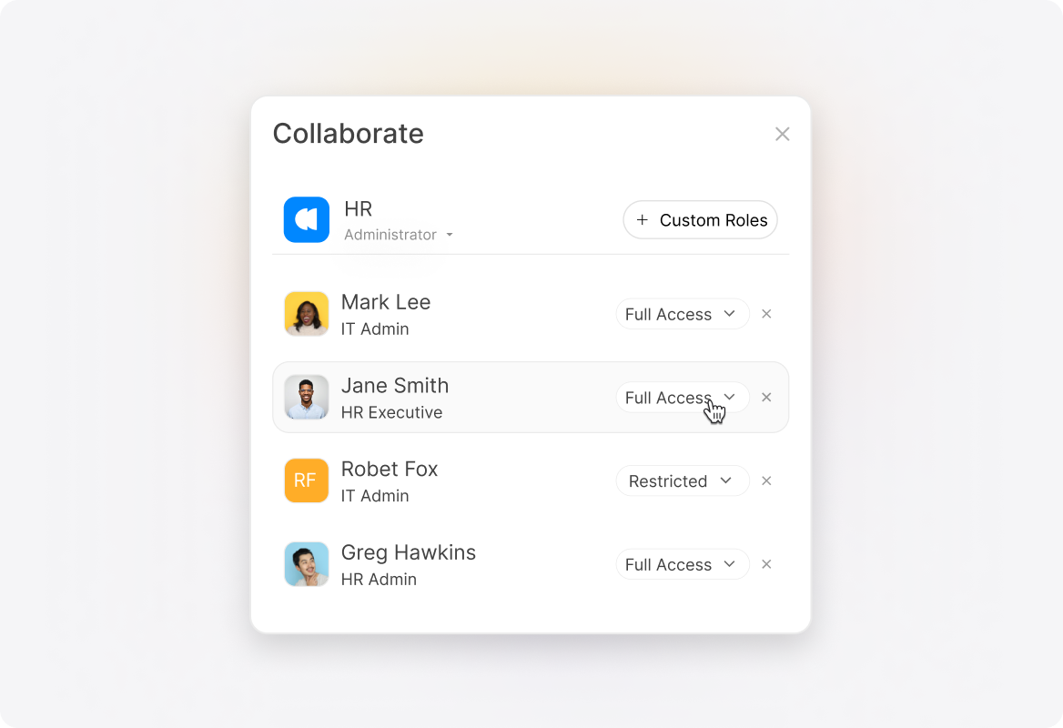 Role-Based Access & Secure Collaboration