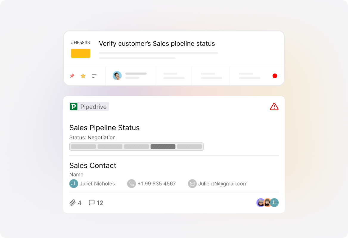 Sales Context Integration
