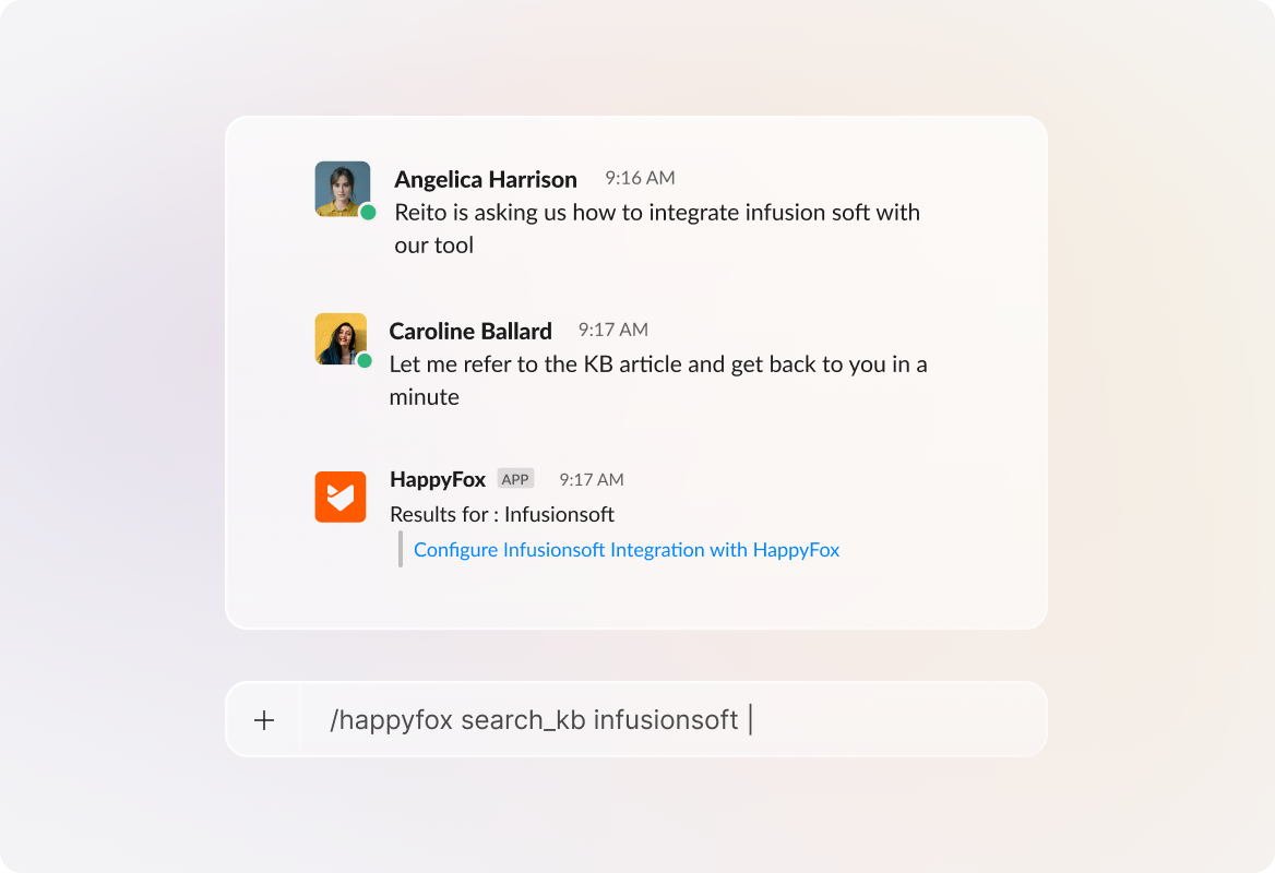 Search Knowledge base articles