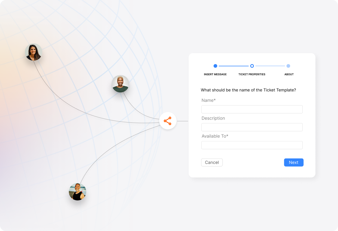 template - share & organise
