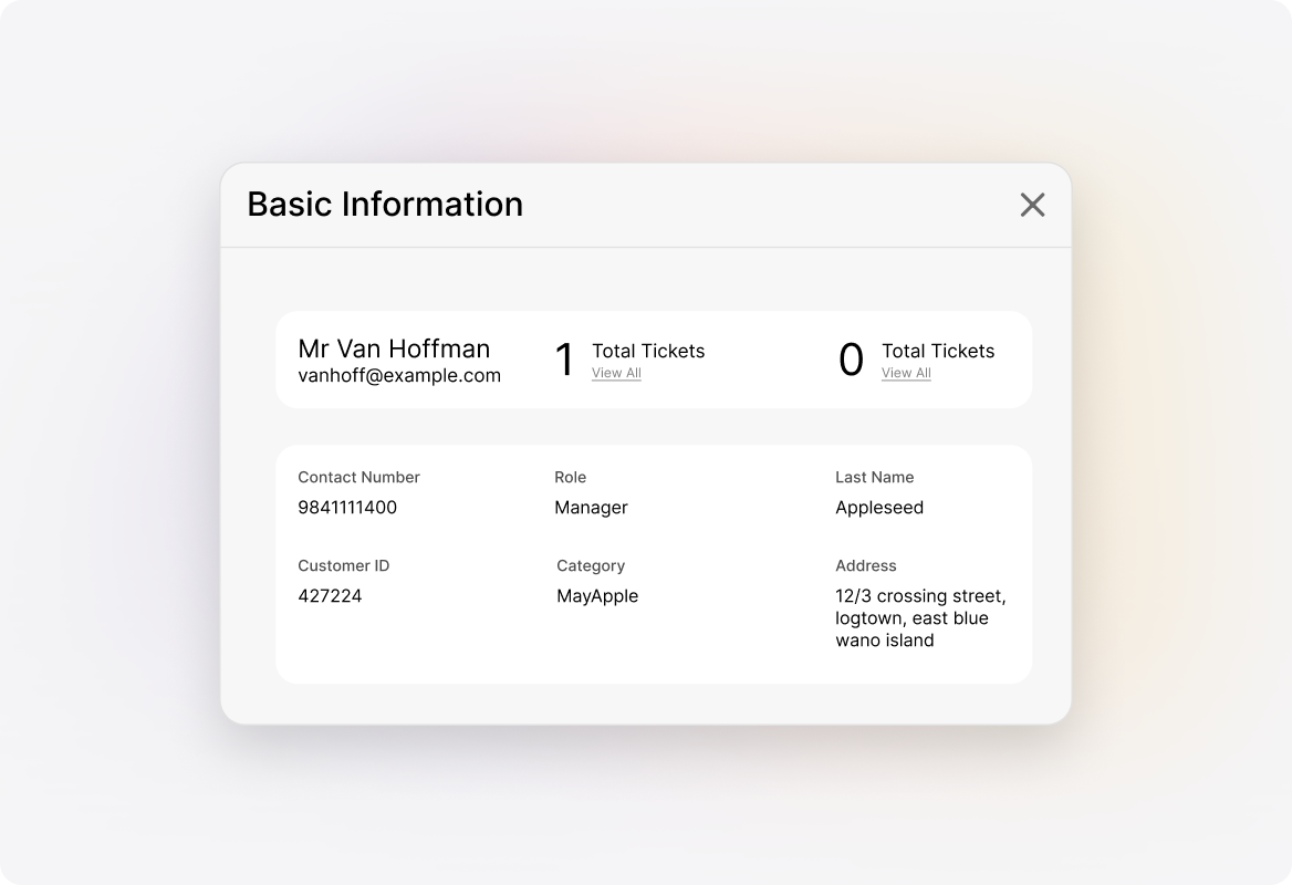 Ticket Information Sync