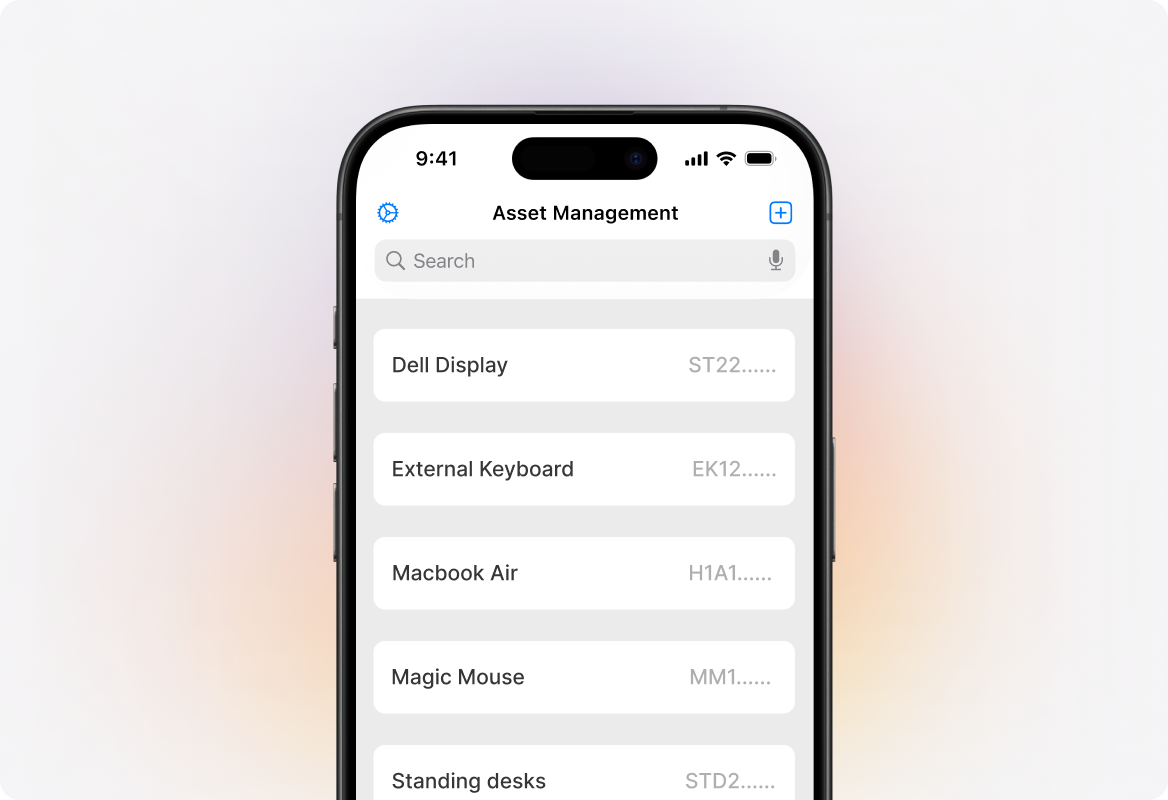 Track and manage hardware and software assets