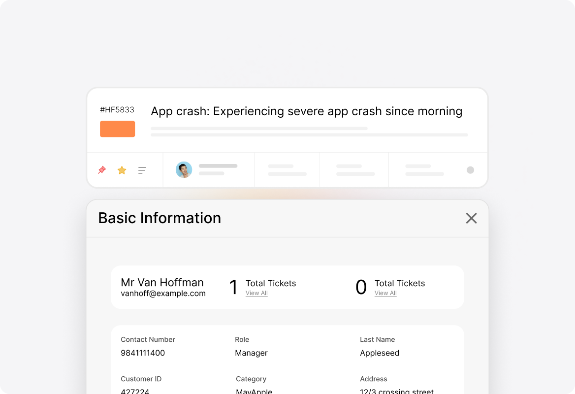 View Keap information Inside HappyFox
