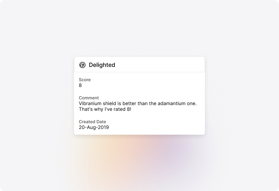 View Survey Scores from Delighted inside HappyFox