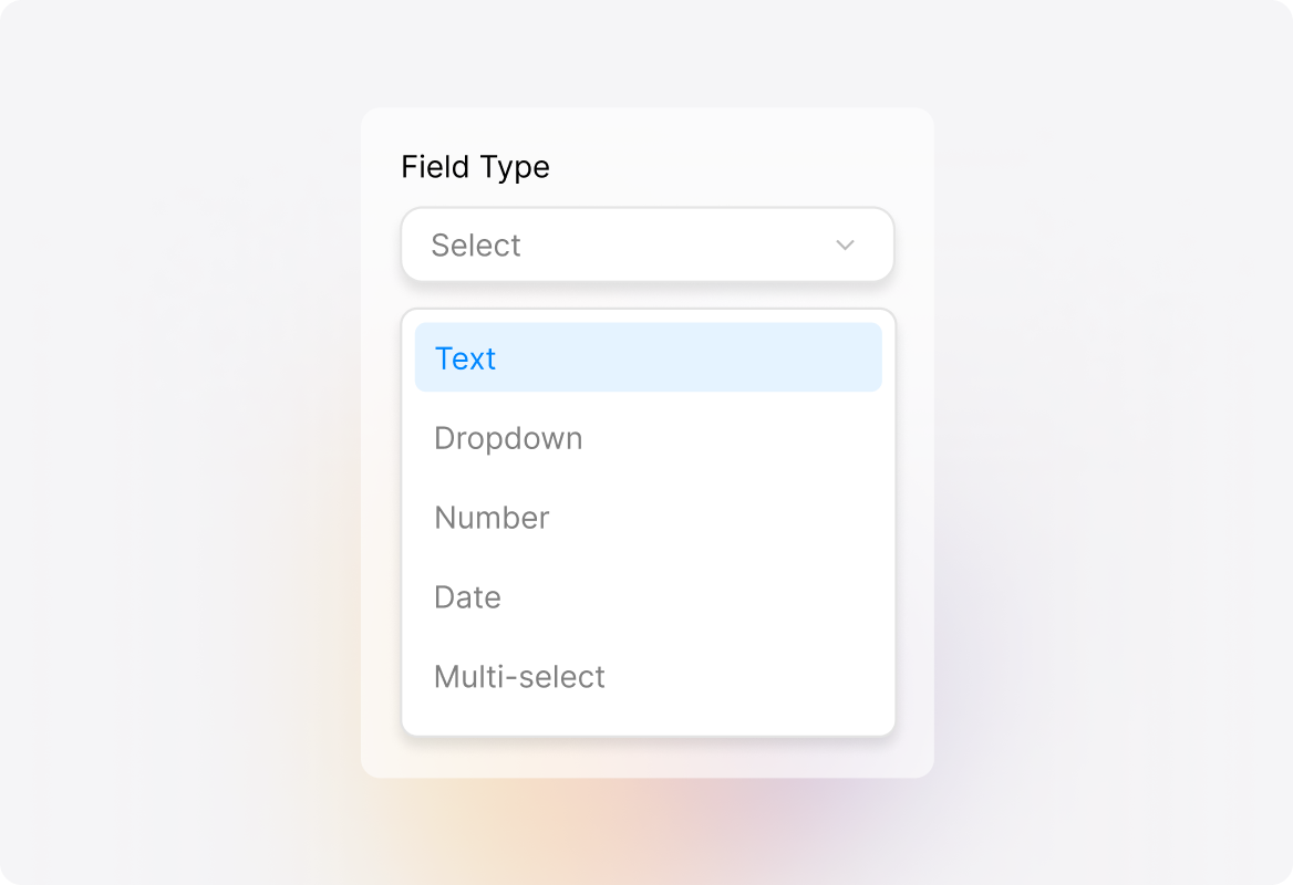 custom fields - f1