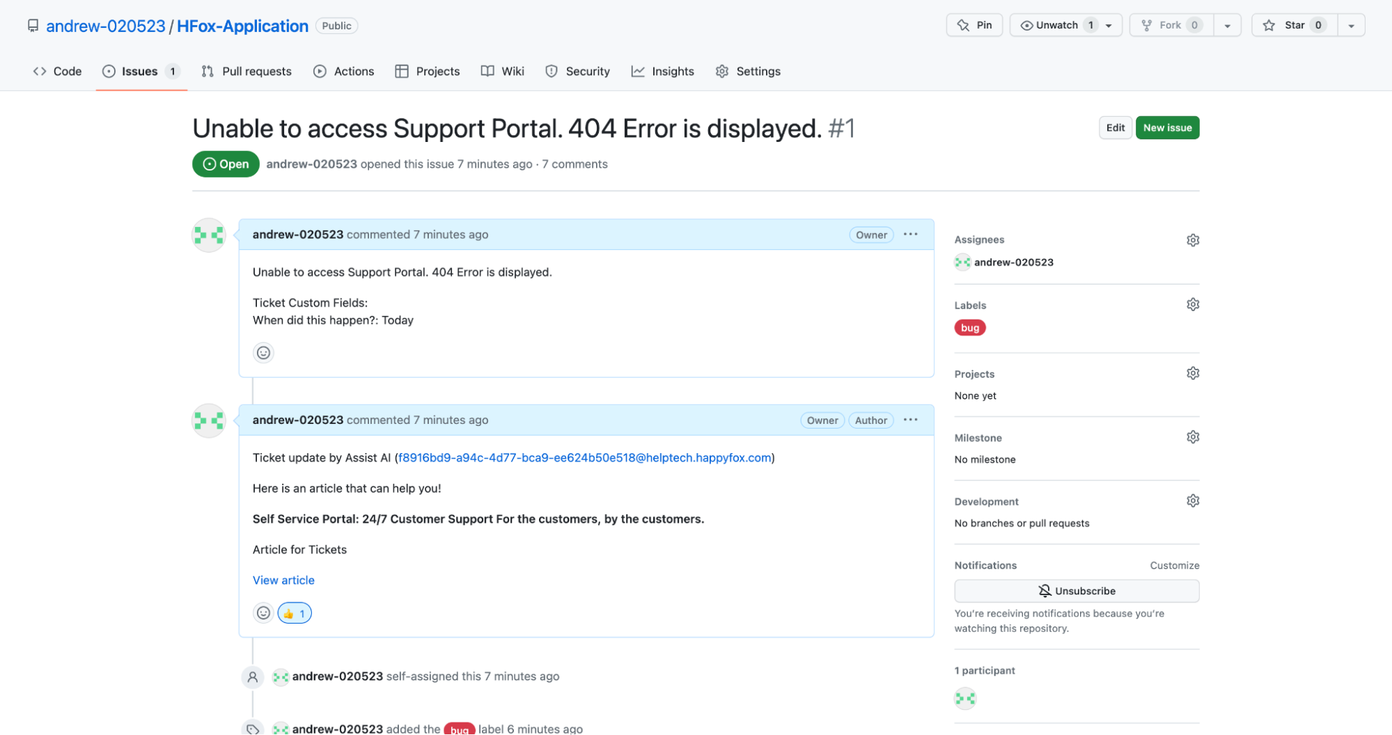 Eliminate delays in responses with Service Desk tickets with Github Integration