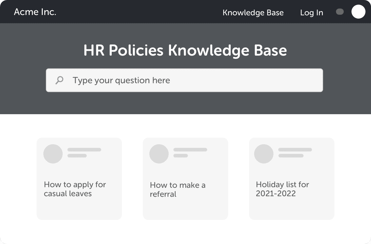 Encourage self-service with the FAQ & knowledge base system