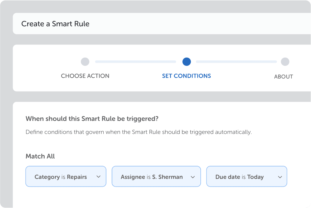 Automate tasks & manage internal tech support with Smart Rules