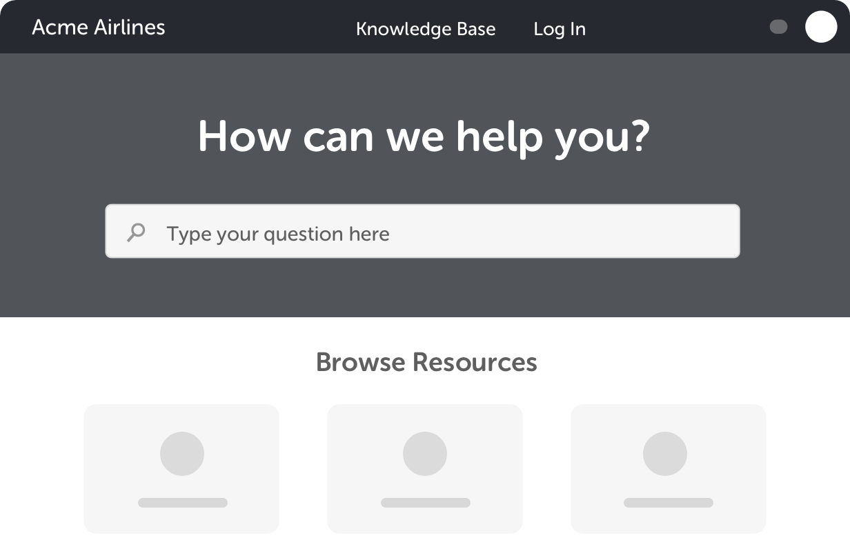 Encourage self-service with the FAQ & knowledge base system